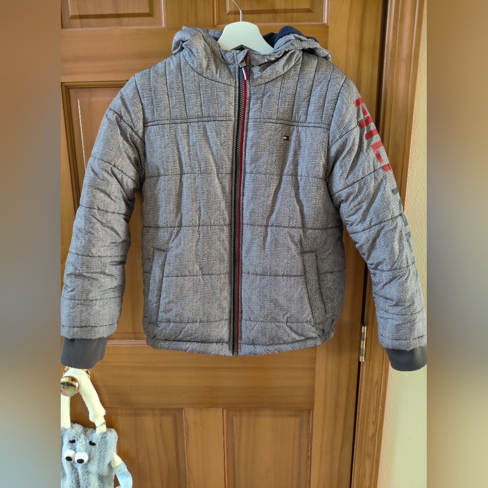 Tommy Hilfiger Gray Kids Puffer Jacket